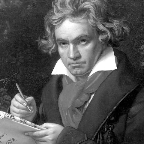 Portrait of Ludwig van Beethoven